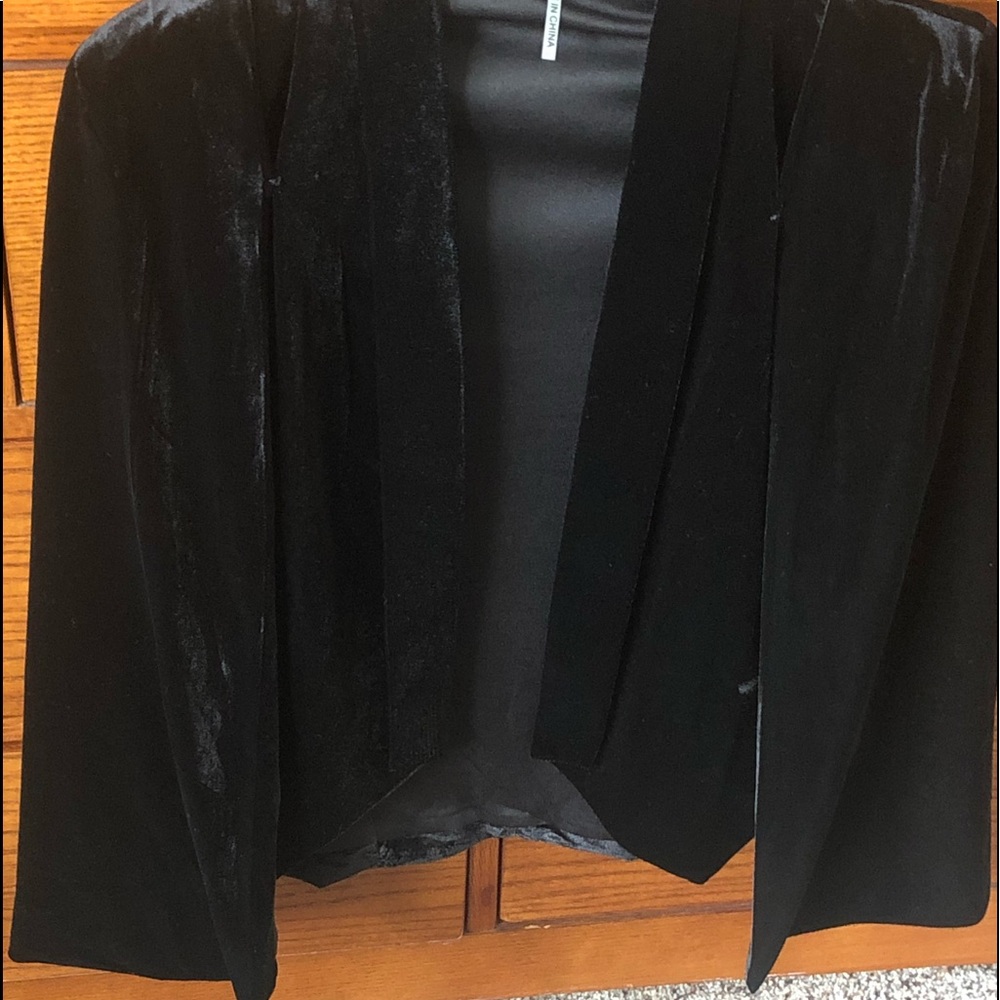 🌷SOLD🌷Akira Black Label Satin Cape over Vest